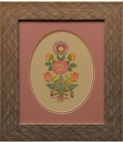 Resim Buket Tezhip Tablo (Reprodüksiyon) 