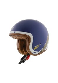 Resim Motosiklet Kaskı Retro Güneş Vizörlü Hornet S Sv Neo C7 Matt Blue Motorcu Kask Çok Renkli 