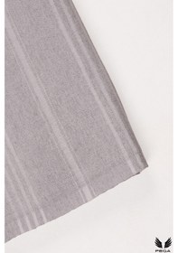Resim Pega Sultan Peştamal %100 Koton Açık Gri Plaj Havlusu 90 x 170 CM 