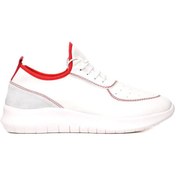 Resim Bueno Shoes Beyaz Kırmızı Deri Erkek Spor Ayakkabı 01mq10204 