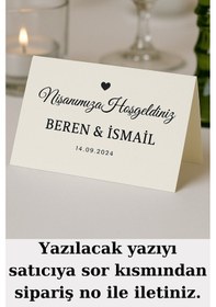Resim 15 Adet Söz, Nişan, Düğün, Kına Masa Kartı 