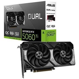 Resim ASUS GEFORCE DUAL-RTX5060TI-O8G 8GB GDDR7 128BIT 1XHDMI 3XDP EKRAN KARTI 