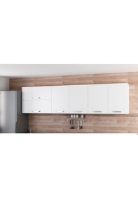 Resim Minar 285 Cm Mutfak Dolabı Beyaz 285-B1-Üst Modül Beyaz 