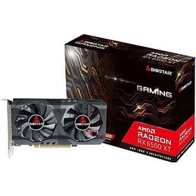 Resim Biostar Radeon RX6500XT VA65X6RA46 64 Bit GDDR6 4 GB Ekran Kartı 