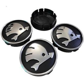 Resim Skoda Kabartma Geçme Jant Göbeği 4'Lü 60Mm-55Mm 