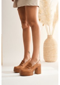 Resim Candace Taba Topuklu Platformlu Kadın Ayakkabı 001 