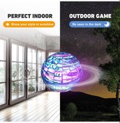 Resim Springsun 360 Derece Dönebilen Rgb Işıklı İndüksiyonlu Uçan Top Çubuğu - Çocuk Ve Yetişkinler İçin 