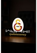 Resim Galatasaray Tasarımlı Dekoratif Aydınlatma Gece Lambası Çok Renkli 