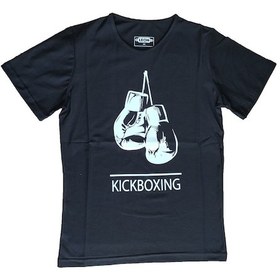 Resim Kogam Leon Gloves Kickboxing Tişört Siyah 