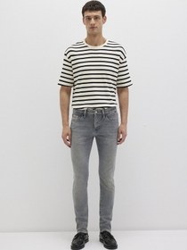 Resim Mavi - Kvnç Gri Mavi Black 90S Jean Pantolon 001070-83703 Gri 