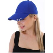 Resim Unisex Piercing Mavi Şapka Mavi 