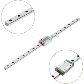 Resim Motorobit MGN15 Lineer Ray Kızak 400MM - MGN15H Bilyalı Rulman Blok 
