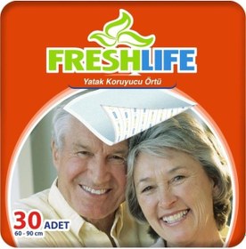 Resim Freshlife Yatak Koruyucu Örtü 60x90 Cm 30 Adet 