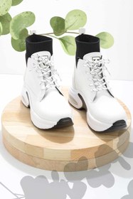 Resim Bambi Beyaz Kadın Bot & Bootie K02932402109 