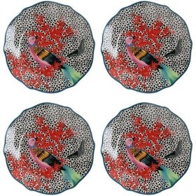 Resim Mikasa Sarah Arnett Porselen 4lü 19 Cm Pasta Tabağı Seti Çok Renkli 