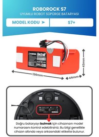 Resim Roborock S7 Uyumlu Batarya 5200mah 