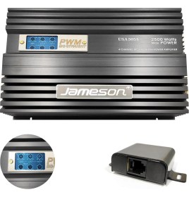 Resim Jameson Oto Anfi 2500W 4 Kanal Bass Kontrol Jameson USA-505A 
