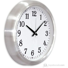 Resim Time Gold Salon Ofis Duvar Saati Metal 48 Cm 