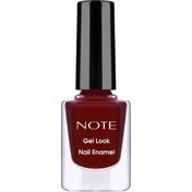 Resim Note Gel Look Nail Enamel Oje 16 Garnet Red 