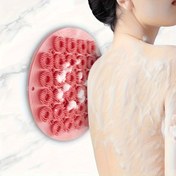 Resim 1 adet Duş Ayak ve Sırt Kesesi - Vantuzlu Duvara Monte Peeling Masaj Pedi, Kolay Ayak & Sırt Temizliği için Bükülmeye Dayanıklı Tasarım, Yaşlılar ve Hareket Kısıtlılığına Sahip Kişiler için Dayanıklı Güvenlik Aleti, Duş Sırt Kesesi, Bükülmeye Dayanıklı Tasarım, Duvara Monte Cihaz, Esnek Temizleme Aleti, Vücut için Banyo Süngeri, Vücut Fırçası, Banyo Aksesuarı, Duş Aksesuarı, Banyo Fırçası, Duş Fırçası, Vücut Yıkama Bezi, Duş Yıkama Bezi, Sırt Yıkama Bezi, Vücut Yıkama Bezleri, Banyo Süngeri 
