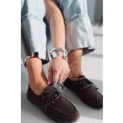 Resim Maltra Kadın Oxford Ayakkabı Acıkahve Süet 