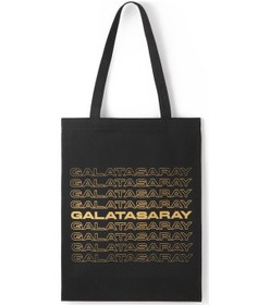 Resim Gsstore Galatasaray Gs Logolu Gabardin Bez Torba Çanta 35 40cm U251332 Siyah 