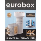 Resim EUROBOX LNB 4'lü Dört Çıkışlı Lnb-4 Adet F Konnektör 