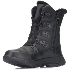 Resim Flet 189 Siyah Kadın Kar Botu Siyah 