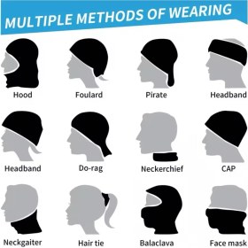 Resim For The Rider Buff - Motosiklet ve Spor Alanları Için balaklava 