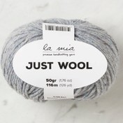 Resim La Mia Just Wool Açık Gri El Örgü İpi - LT002 - 33842 