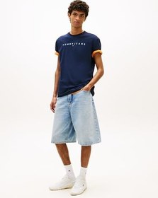 Resim Tommy Hilfiger TJM REG LINEAR LOGO TEE EXT Tişört Erkek 