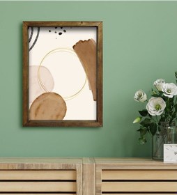 Resim Bk Gift Otel Odası Konseptli Doğal Masif Ahşap Çerçeveli Tablo 30 (551120110) 