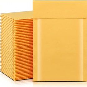 Resim 25 Paket Kraft Kabarcık Mailer, Güçlü Yapışma Yastıklı Zarflar, Nakliye Yastıklı Zarflar, Kendinden Mühürlü Kabarcık Zarflar, Su Geçirmez Yastıklı Kabarcık Postaları Ambalaj 