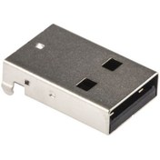 Resim Assmann Dik Açılı Smt Tipi A Usb Dişi Konnektör (right Angle Smt Type A Usb Connector Plug) 