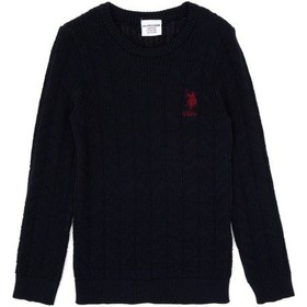 Resim U.s. Polo Assn. Erkek Çocuk Lacivert Kazak /triko 50315638-vr033 Lacivert 