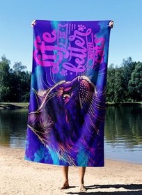 Resim Plaj Havlusu, 90 X 150 cm, Çok Renkli, MİSCHİEF, Çok Renkli, Üniseks Yetişkin 