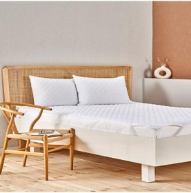 Resim Taç Alez Eco Care Kapitoneli Sıvı Geçirmez 160X200 Çift Kişilik Beyaz 