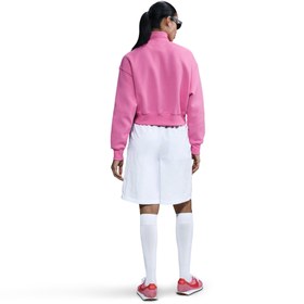 Resim Nike Sportswear Phoenix Fleece Kadın Yarım Fermuarlı Pembe Eşofman Üstü 
