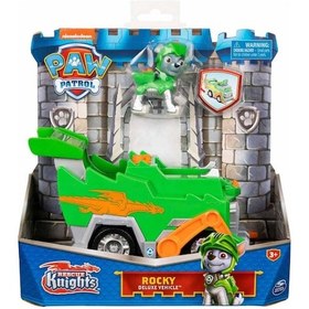 Resim Paw Patrol Cesur Şövalyeler Görev Aracı Seti - Rocky 