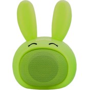 Resim Promate Bunny Kablosuz Hoparlör Yeşil 