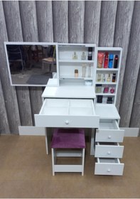 Resim bebetu mobilya Fonksiyonel Makyaj Masası 
