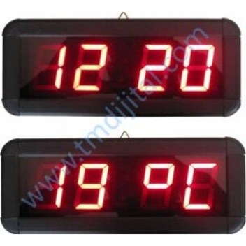 Dijital Duvar Saati Ve Derece (Kasa Ölçüsü: 7X17 Cm)