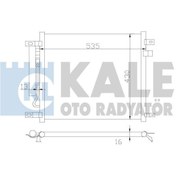 Resim KALE 385200 Klima Radyator (Chevrolet: Aveo 08-- 1.2-1.4) 549×450×17 94838817 96878657 (WF298777) 