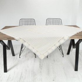 Resim Bedinn Orta Dantelli Fiskos 100*100 Cm 