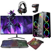 Resim Zeiron X7 Pro i5-4440 16 GB 1 TB HDD+240 GB SSD RX550 23.8" Dos Curved Masaüstü Oyuncu Bilgisayarı 