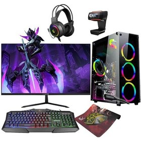 Resim Zeiron X7 Pro i5-4440 16 GB 1 TB HDD+240 GB SSD RX550 23.8" Dos Curved Masaüstü Oyuncu Bilgisayarı 