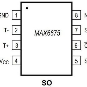 Resim MAX6675 SOIC-8 SMD Sıcaklık Sensör Entegresi 