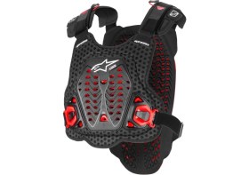 Resim Alpinestars A-5 Plasma Üst Gövde Koruma Siyah Beyaz Kırmızı 