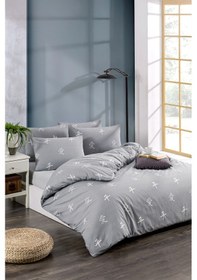 Resim Tabu Home Ranforce Zen Huzuru Gri Tek Kişilik Nevresim Takımı 