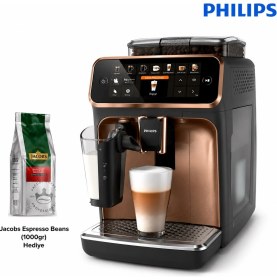 Resim Philips Sütlü Kahveler ve Espresso Için Tam Otomatik Kahve Makinesi, Geniş Su Haznesi, Dokunmatik Kontrol ve Pratik Mutfak Deneyimi Yüksek Performans, Kompakt Tasarım, Kolay Temizlik ve Keyifli Günlük Kahve 